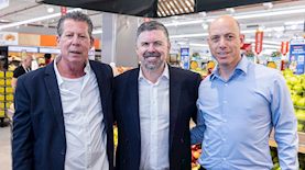סימון פינטו וראשי קרפור ישראל, צילום: קרפור